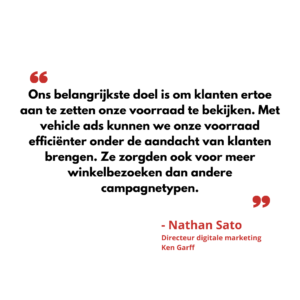 Quote Nathan Sato, directeur digitale marketing Ken Garff